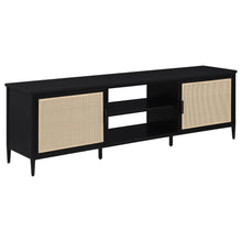  Amherst - 2-Door 70" Metal TV Stand Media Console - Black