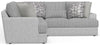 Titan - Sectional With Comfort Coil Seating And Accent Pillows