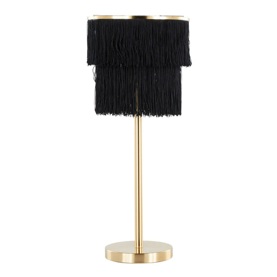 Fringe - 25" Metal Buffet Lamp (Set of 2)