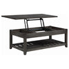 Cliffview - Rectangular Wood Lift Top Coffee Table - Gray