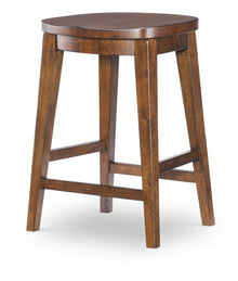  Fenmore - Counter Height Stool - Mocha And Distressed Cherry