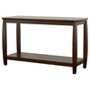 Dixon - Wood Entryway Console Table With Shelf - Cappuccino