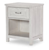 Preston - Drawer Open Nightstand - Bleached Linen