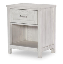  Preston - Drawer Open Nightstand - Bleached Linen