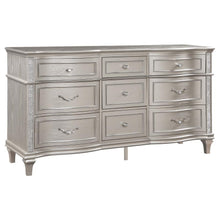  Evangeline - 9-Drawer Dresser - Silver Oak