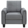 Davis - Upholstered Rolled Arm Accent Chair - Gray