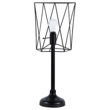  Mayfield - Open Frame Torch Table Lamp - Black