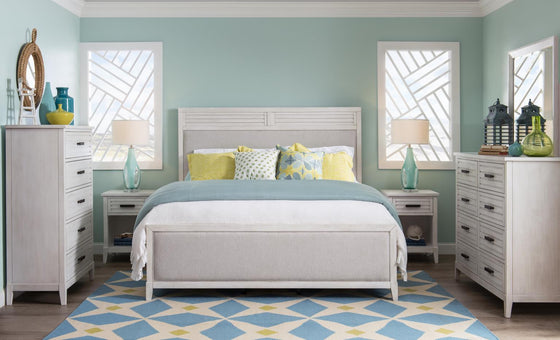 Edgewater - Complete Upholstered Bed Wood