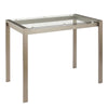 Fuji - Counter Table - Antique Metal