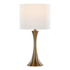 Lenuxe - 24" Metal Table Lamp (Set of 2) - White And Bronze