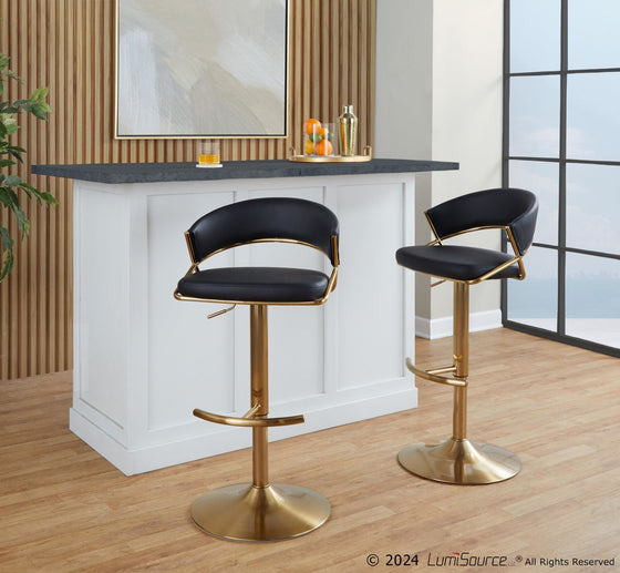 Henry - 30" Fixed-Height Barstool With Swivel (Set of 2)