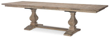  Monteverdi - Complete Rectangular Trestle Table - Sun-Bleached Cypress