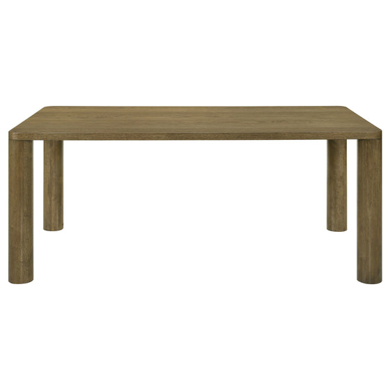 Castlewood - Rectangular Wood Dining Table - Brown Oak