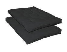  7Deluxe Innerspring Futon Pad - Black