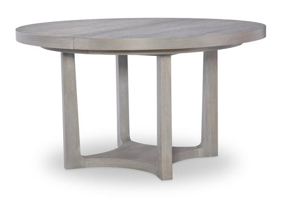 Artesia - Complete Round Pedestal Table - Smokey Taupe