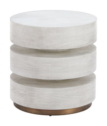  Laha - Side Table - Oak White