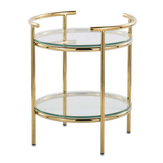 Rhonda - Side Table - Gold