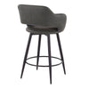 Margarite - Counter Stool - Black Metal (Set of 2)