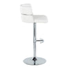 Cinch - Adjustable Barstool (Set of 2) - Silver Base