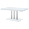 Brooklyn - Rectangular Dining Table - White High Gloss