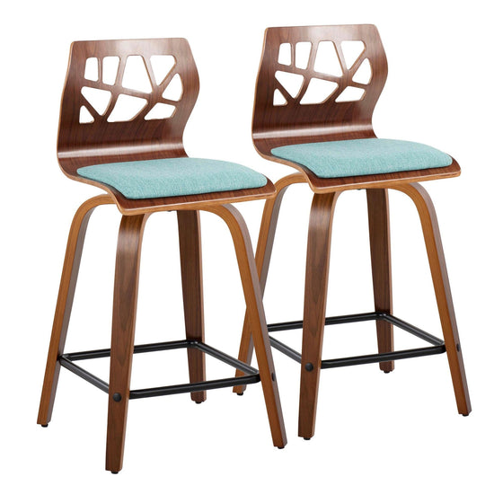 Folia - 24" Fixed-Height Counter Stool (Set of 2)