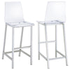 Juelia - Chrome Stools (Set of 2)