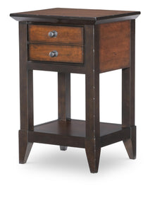  Fenmore - Open Nightstand - Mocha And Distressed Cherry