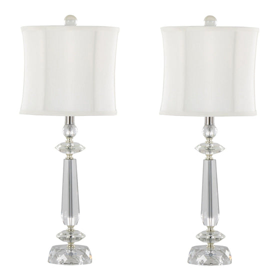 Karat - 25" Crystal Table Lamp (Set of 2)