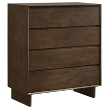  Glenwood - 4-Drawer Chest Of Drawers - Warm Brown