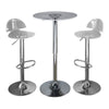 Spyra - Venti Bar Set - Chrome And Acrylic With Light Up Tabletop (Set of 3)