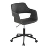 Margarite - Task Chair - Black Metal