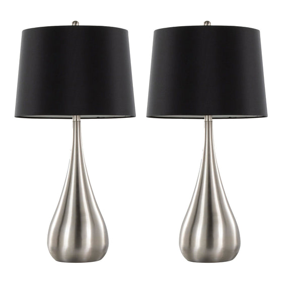 Pebble - 29" Metal Table Lamp (Set of 2)