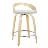 Grotto - 24" Fixed-Height Counter Stool (Set of 2) - Natural Base