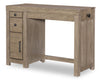 Wyatt - Complete Desk - Weathered Stone