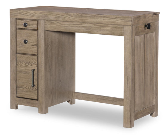 Wyatt - Complete Desk - Weathered Stone