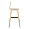 Folia - 30" Fixed-height Barstool (Set of 2) - Beige