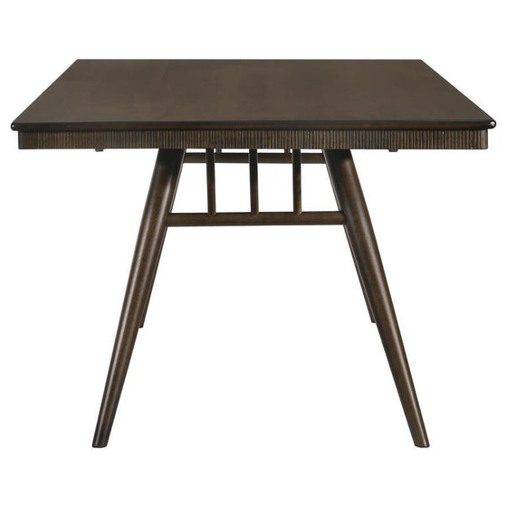 Wes - Rectangular Wood Dining Table - Dark Walnut