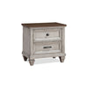 Mariana - Nightstand With USB - Vintage Creme