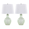 Gloria - Round 20" Glass Accent Lamp (Set of 2)