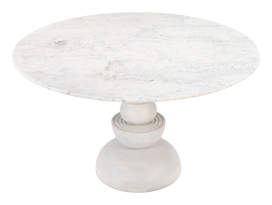 Astri - Dining Table - Whitewashed