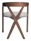 Cairo - Dining Chair - Dove Gray & Walnut