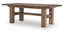  Artisan's Place - Complete Trestle Dining Table - Vintage Pine Ironwood