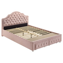  Ashleigh - Upholstered Storage Platform Bed