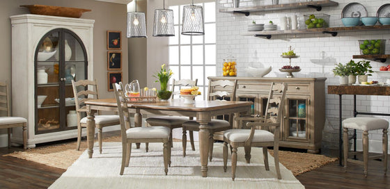 Nashville - Ladderback Side Chair - Gray Taupe