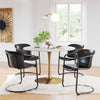 Ithaca - Dining Table - White / Gold