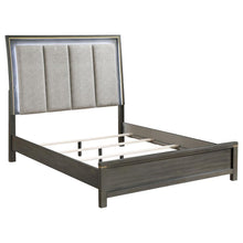  Kieran - Wood LED Panel Bed