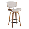 Lombardi - 26" Fixed-Height Counter Stool (Set of 2) - Walnut Base