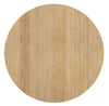 XXX's And OOO's - Complete Round Dining Table - Amber And Cocoa