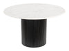 Izola - Dining Table - White / Black