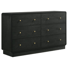  Cavelle - 6-Drawer Dresser Cabinet - Black